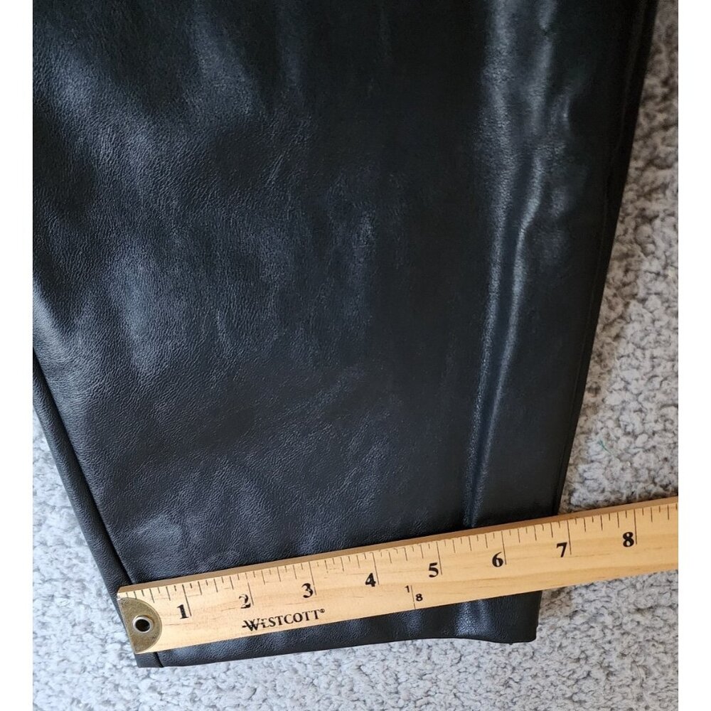 NEW Old Navy Women's Extra High-Rise‎ Skinny Faux Leather Pants Black Plus Sz 20 - Picture 8 of 16